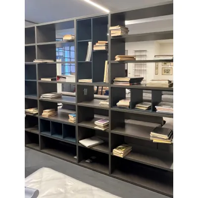 Libreria Riga Novamobili in stile design a prezzi outlet