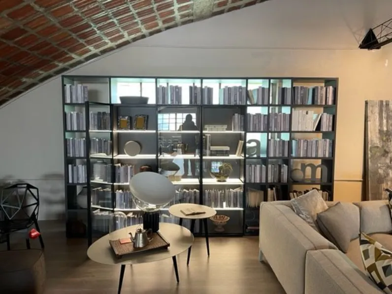 Libreria Selecta in stile moderno di Lema in OFFERTA OUTLET