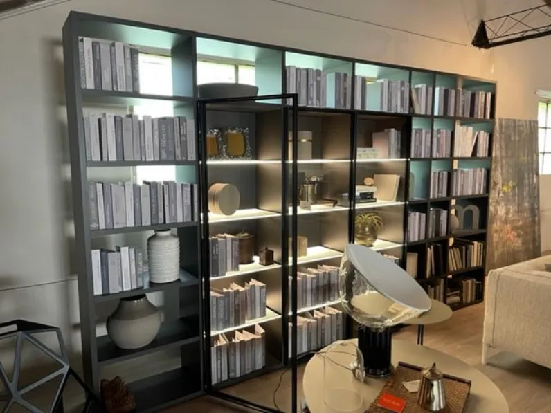 Libreria Selecta in stile moderno di Lema in OFFERTA OUTLET