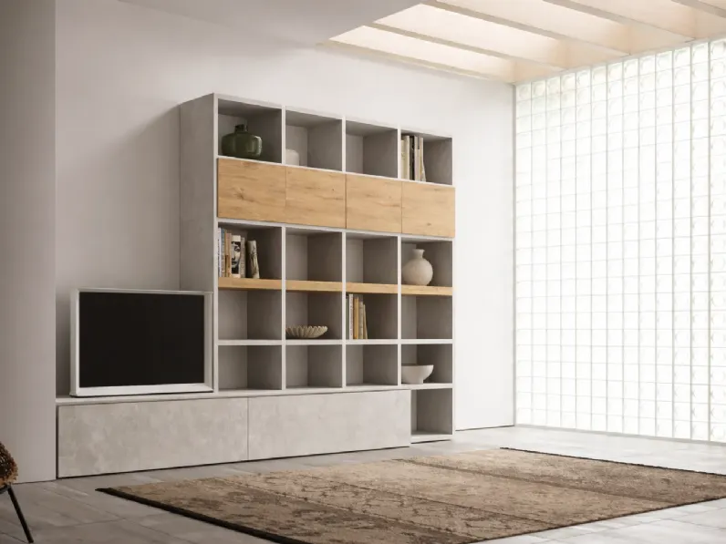 Libreria Skt22 Tomasella in stile design a prezzi outlet