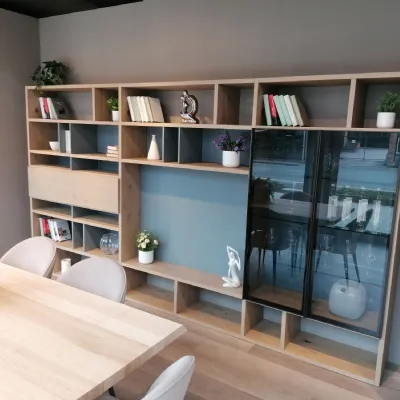 Libreria Slim - speed stile moderno di Dall'agnese in Offerta Outlet