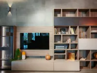 Libreria Sangiacomo in laminato materico scontata -51%: scopri Soggiorno libreria san giacomo