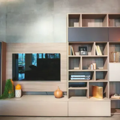 Libreria Sangiacomo in laminato materico scontata -51%: scopri Soggiorno libreria san giacomo