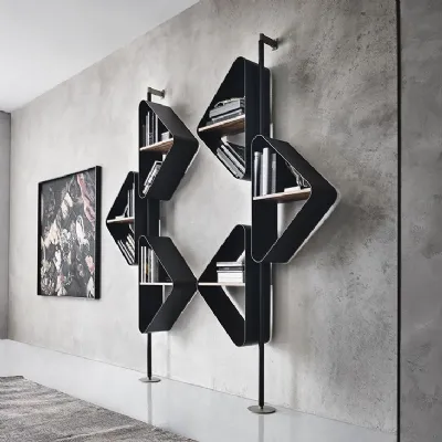 Libreria Spinnaker Cattelan italia in stile moderno con forte sconto