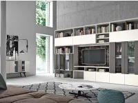 Libreria Start 13 in stile moderno di Mottes selection in OFFERTA OUTLET