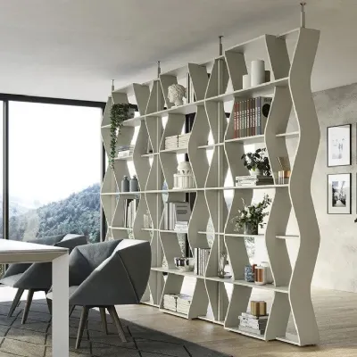 Libreria Swing * in stile design di Doimo salotti in OFFERTA OUTLET