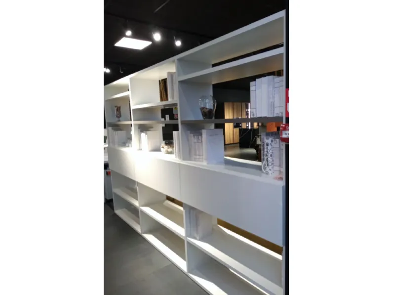 Libreria Tomasella in laccato opaco a prezzo Outlet: scopri Atlante bifacciale