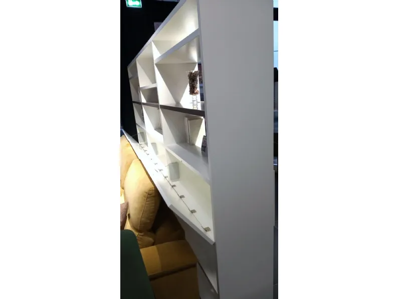 Libreria Tomasella in laccato opaco a prezzo Outlet: scopri Atlante bifacciale