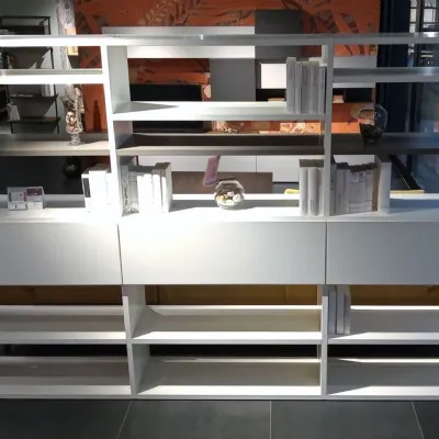 Libreria Atlante bifacciale stile moderna di Tomasella in Offerta Outlet
