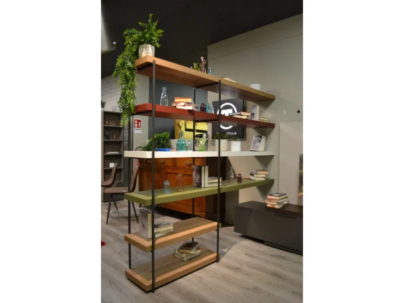 Libreria Tomasella in laccato opaco scontata -45%: scopri Fortebraccio