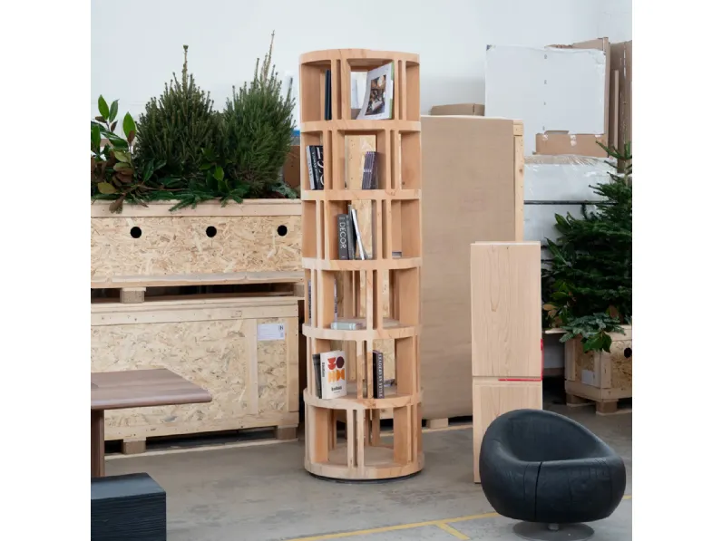 Libreria modello Torre lignea di Riva 1920 a prezzo Outlet