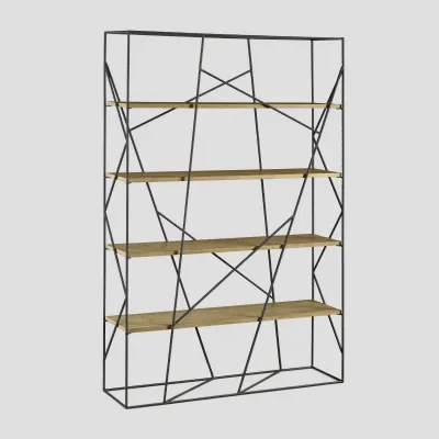 Libreria Two side stile design di Dialma brown in offerta