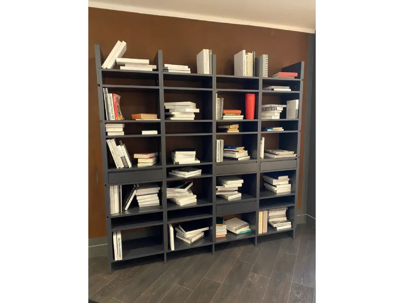 Libreria Unless in stile design di Pianca in OFFERTA OUTLET