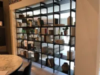 Libreria Unlimited bifacciale in stile moderno di Modulnova in OFFERTA OUTLET