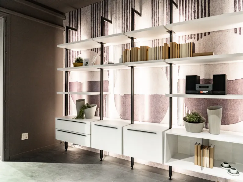 Libreria Santalucia in laminato materico in Offerta Outlet: scopri Urban