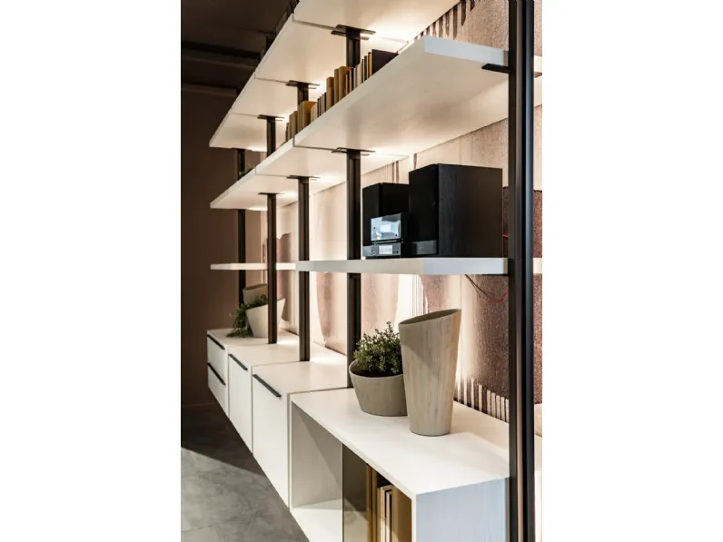 Libreria Santalucia in laminato materico in Offerta Outlet: scopri Urban
