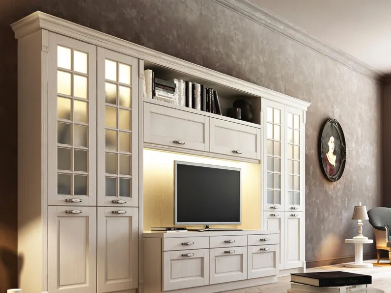 Libreria Virginia Arredo3 in stile classico a prezzi outlet