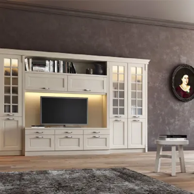 Libreria Virginia Arredo3 in stile classico a prezzi outlet