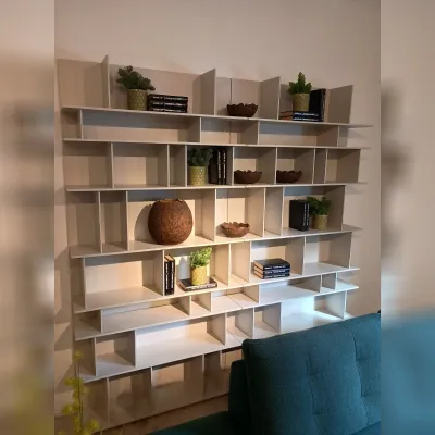 Libreria Cattelan italia in laccato opaco scontata -30%: scopri Wally