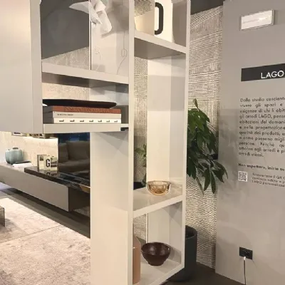 Libreria Lago in laccato opaco scontata -32%: scopri Weightless