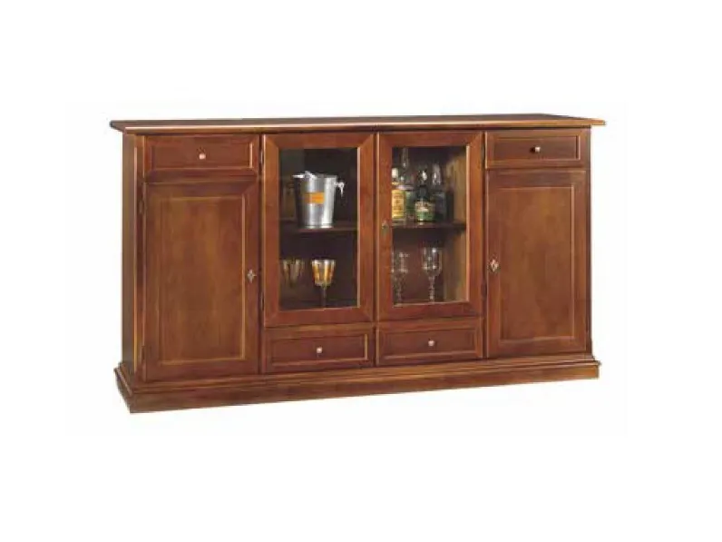 Arredatore: Credenza Noce Veneziana di MD Work. Sconto! Lunghezza: 50 car.