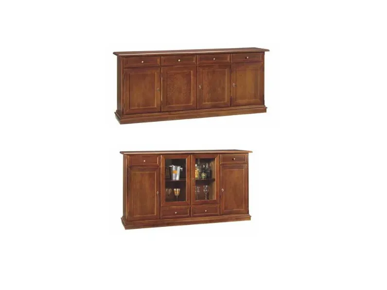 Arredatore: Credenza Noce Veneziana di MD Work. Sconto! Lunghezza: 50 car.