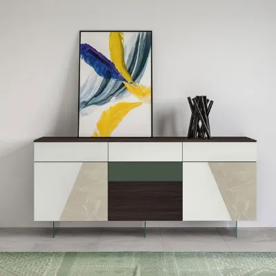 Madia 09 in stile design di Artigianale in Offerta Outlet