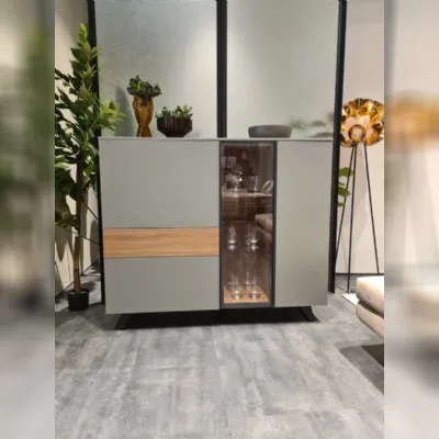 Madia di Tomasella in legno Av 118 madia metropolis a prezzo Outlet