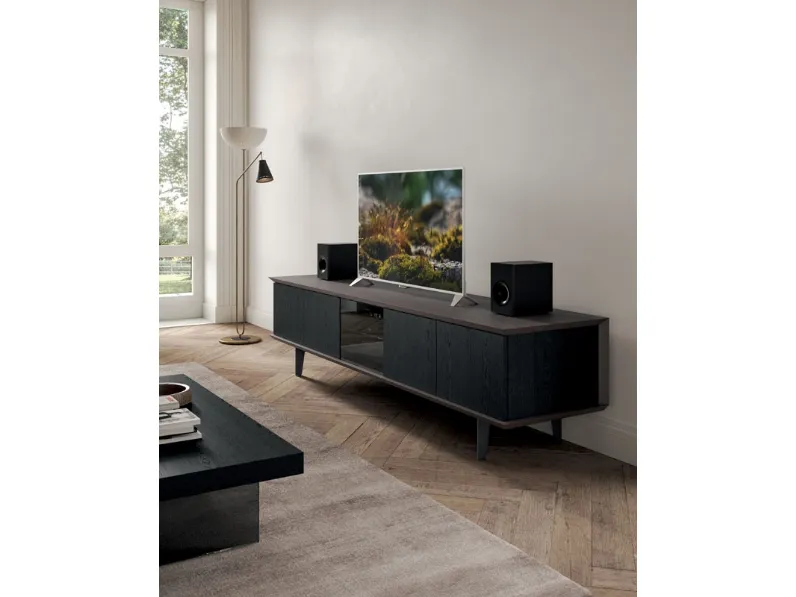 Madia in stile design Brera tv di Ozzio in Offerta Outlet 