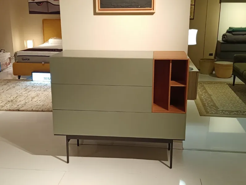 Madia in stile design Brick di Caccaro a prezzo Outlet