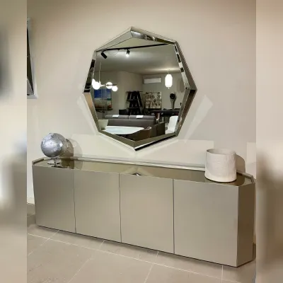 Madia modello Cattelan chelsea titanio 4 ante  di Cattelan italia a PREZZI OUTLET