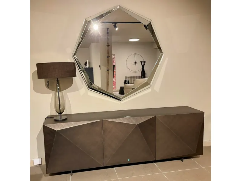 Madia modello Cattelan kayak brushed bronze di Cattelan italia a PREZZI OUTLET