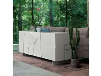 Madia di Dall'agnese in laminato opaco Concrete in Offerta Outlet
