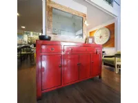 Madia Credenza  cina laccata rossa  di Nuovi mondi collection a prezzi convenienti