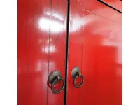 Madia Credenza  cina laccata rossa  di Nuovi mondi collection a prezzi convenienti