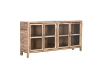 Mobile soggiorno modello Credenza cristallo 4a di Outlet etnico a prezzo Outlet