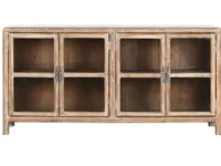 Mobile soggiorno modello Credenza cristallo 4a di Outlet etnico a prezzo Outlet