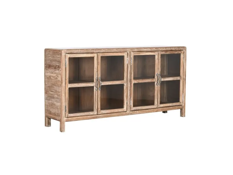 Mobile soggiorno modello Credenza cristallo 4a di Outlet etnico a prezzo Outlet