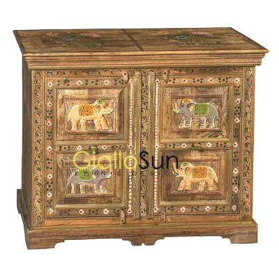 Madia Credenza elephant 2 ante in stile design di Outlet etnico in Offerta Outlet