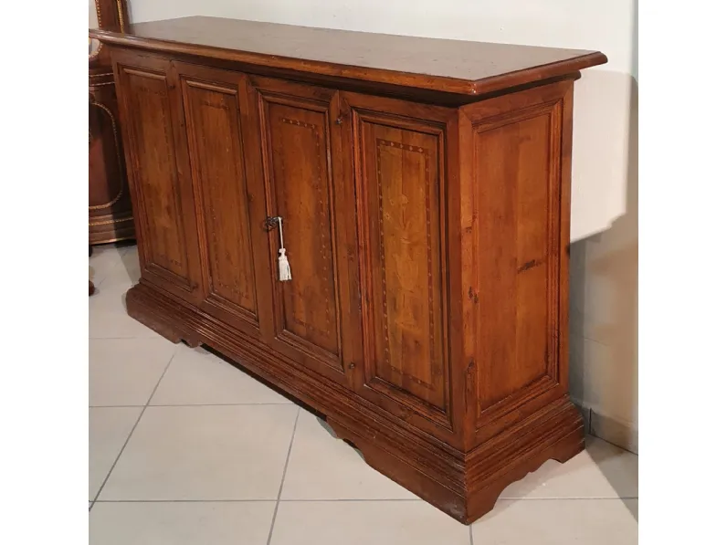 Madia modello Credenza in noce massello di Artigianale a prezzo Outlet