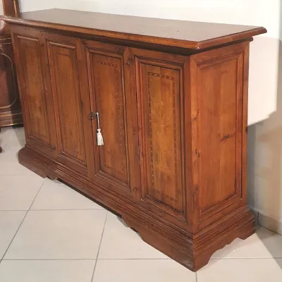 Madia modello Credenza in noce massello di Artigianale a prezzo Outlet