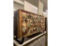 Madia Credenza industrial diamond in stile design di Outlet etnico in Offerta Outlet