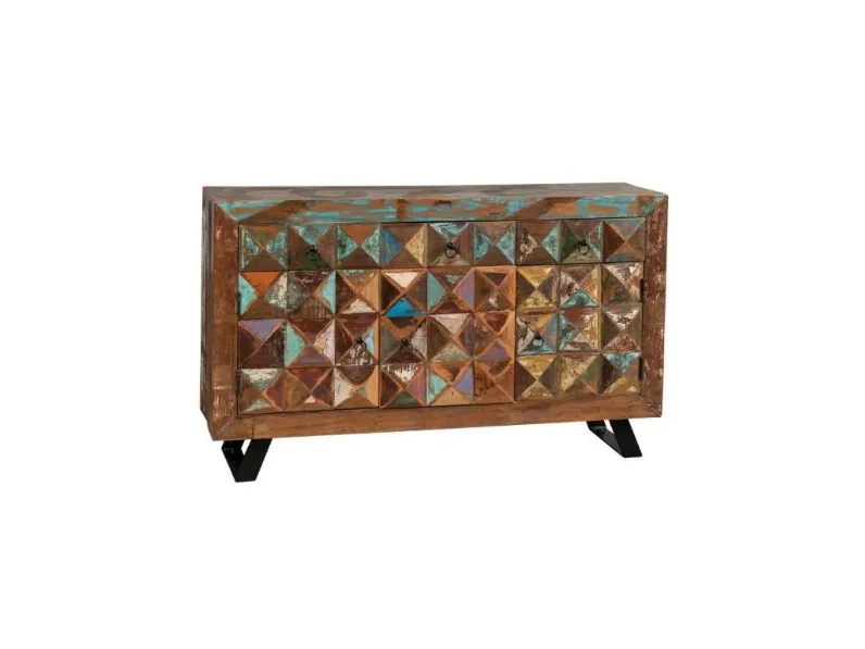 Madia Credenza industrial diamond in stile design di Outlet etnico in Offerta Outlet