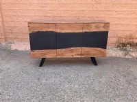 Madia Credenza industrial  in legno modello   in offerta  in stile design di Outlet etnico in Offerta Outlet