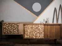 Madia Credenza madia etnica coin in stile design di Outlet etnico in Offerta Outlet