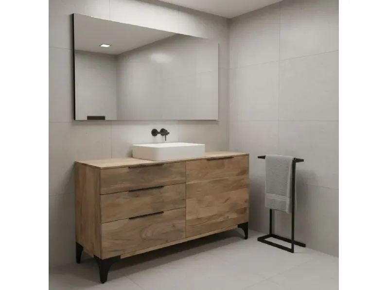 Madia in stile design Credenza mango dino 1a+3css di Outlet etnico a prezzo scontato