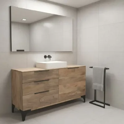 Madia in stile design Credenza mango dino 1a+3css di Outlet etnico a prezzo scontato