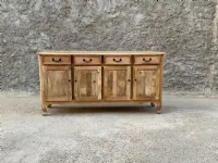 Madia Credenza maxi 4 ante 4 cassetti shabby nature e chic di Outlet etnico a prezzi outlet