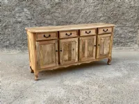 Madia Credenza maxi 4 ante 4 cassetti shabby nature e chic di Outlet etnico a prezzi outlet