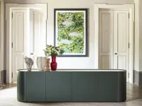 Madia di Pianca in laccato opaco Credenza modello dedalo in Offerta Outlet